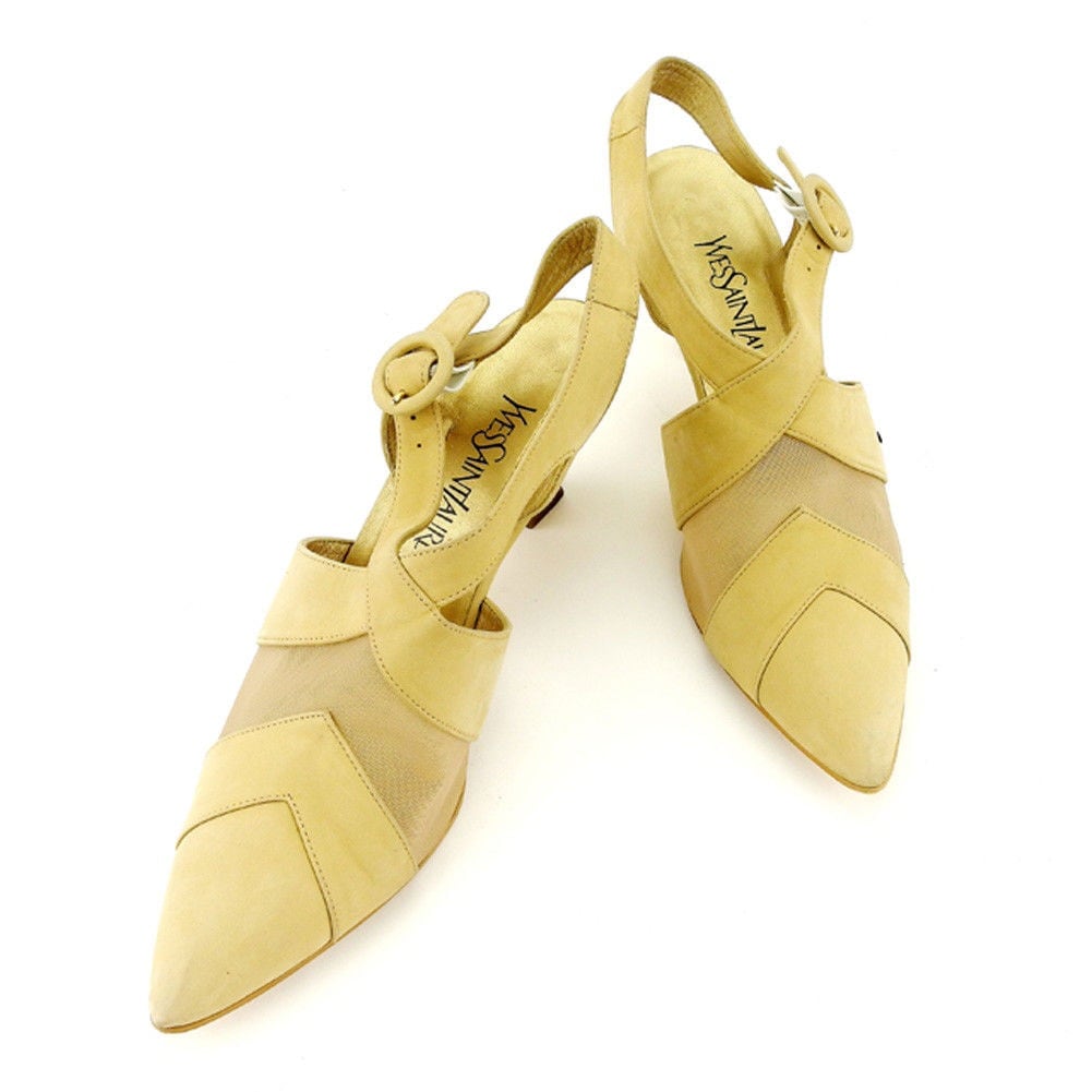 パンプス 靴 シューズ 37 ベージュ 中古