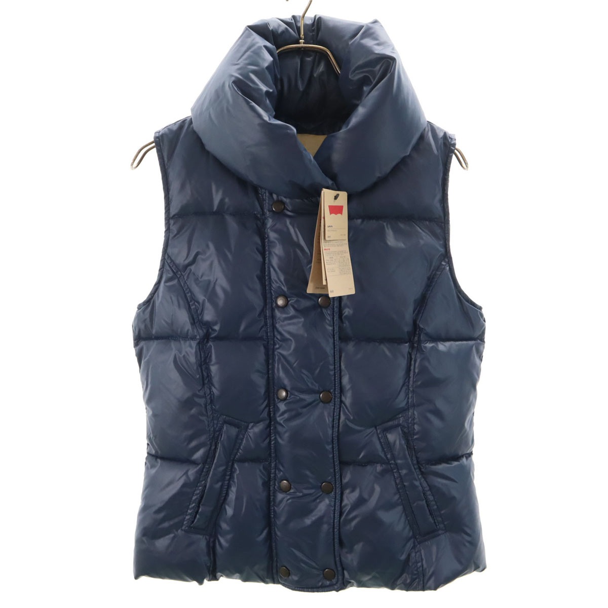 未使用 ダウンベスト S ネイビー レディース 古着