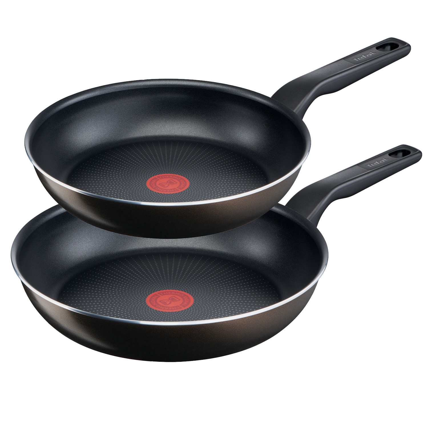 XL インテンス フライパン 2ピース (24cm + 28cm) PFOAフリー ブラック