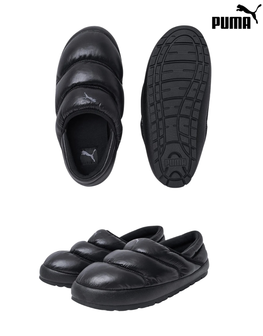 韓国限定 韓国人気 SNS 流行 ファッション トレンド 靴 シューズ サンダル Padded タフテラ Gloss - Black