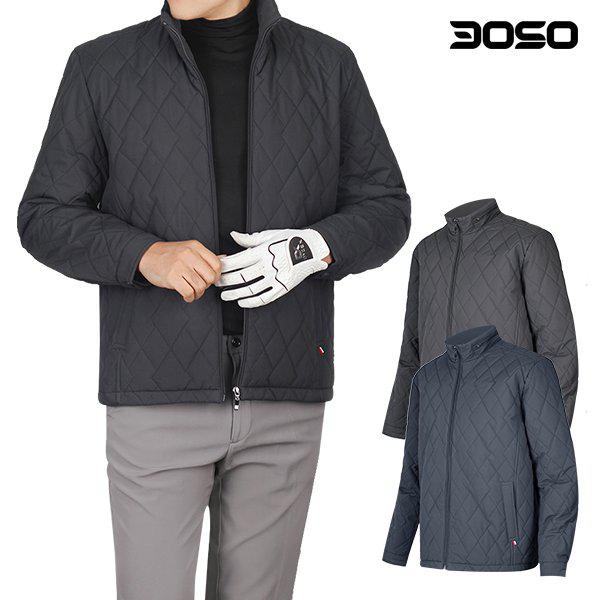 ゴルフウェア 男性 秋/初冬 キルティング ヌビ ゴルフジャケットジャンパー/HFKE