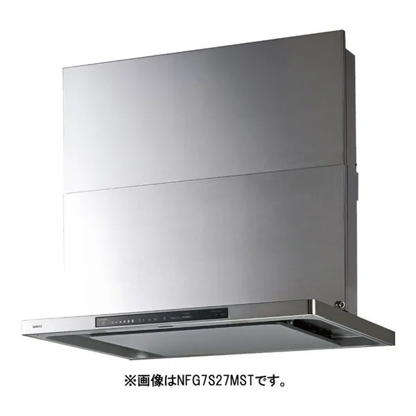 NFG6S27MST ステンレス Curara touch(クララ タッチ) レンジフード (スリム型ノンフィルター・シロッコファン・幅60cm・コンロ連動)