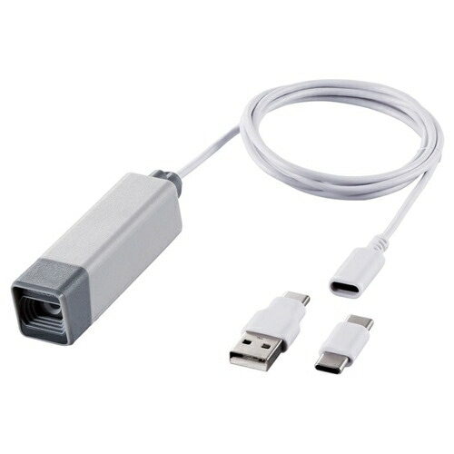 エレコム [UCAM-CW50ABWH] ウェアラブル対応/遠隔業務向けWEBカメラ/500万画素/オートフォーカス/IP54/オフホワイト