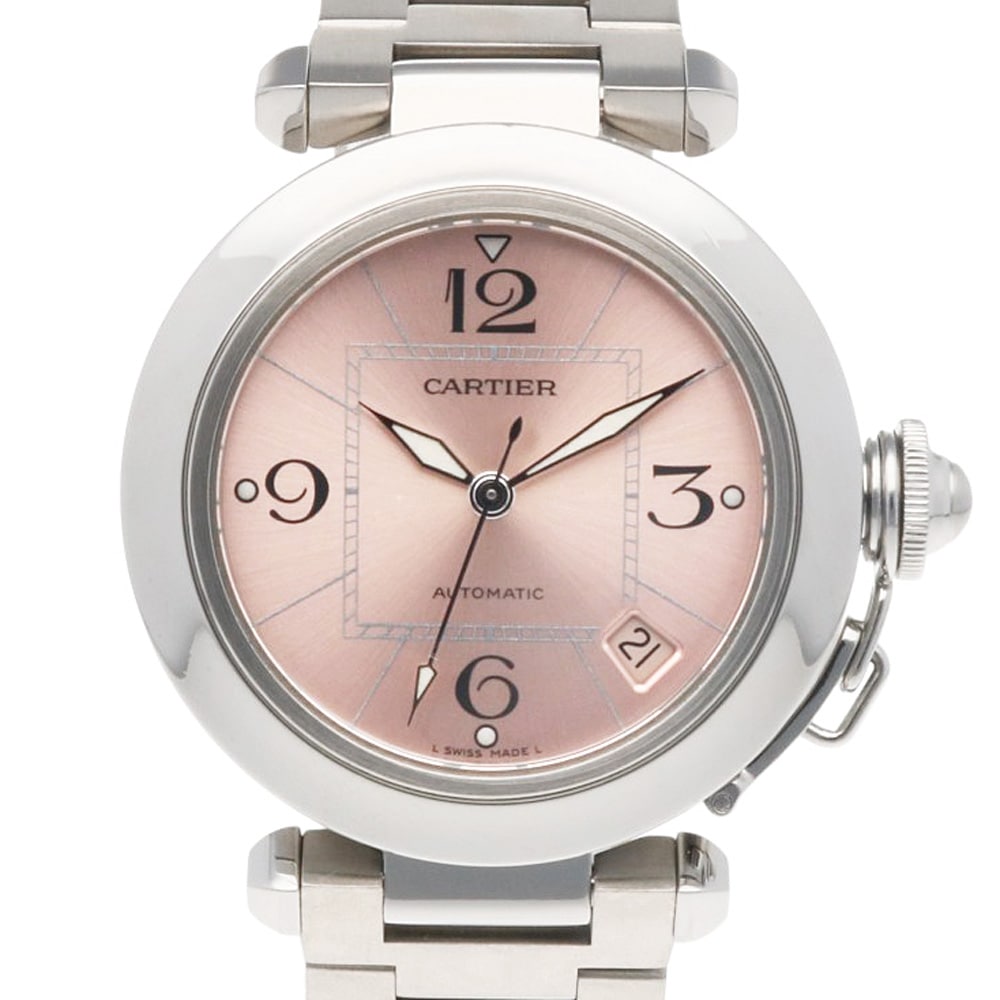 カルティエ パシャ 腕時計 ステンレススチール 2324 自動巻き 1年保証 CARTIER 中古