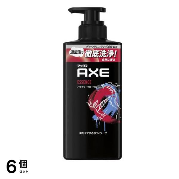 フレグランスボディソープ エッセンス パウダリーフローラルの香り 本体ポンプ 370g 6個セット