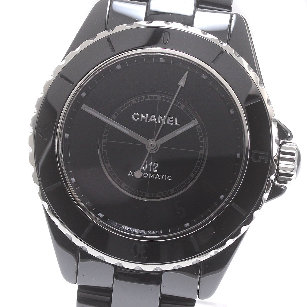 シャネル CHANEL H6185 J12 ファントム 自動巻き メンズ 美品 保証書付き_872564【中古】