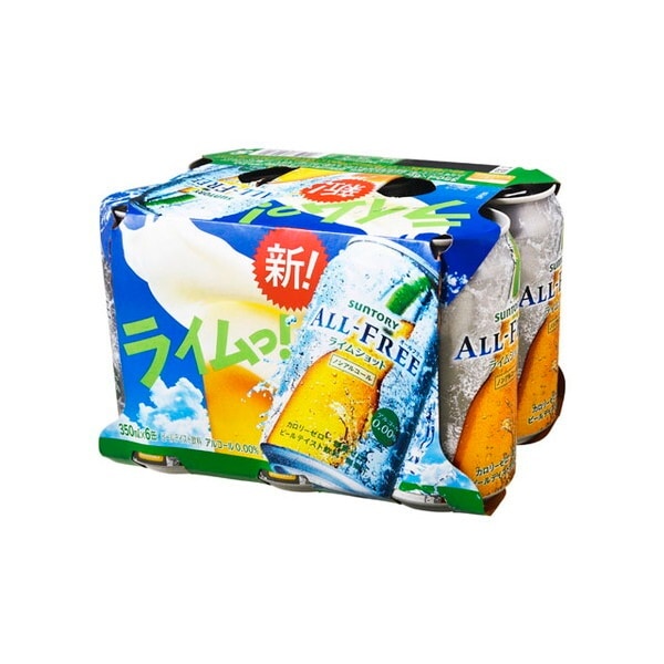 オールフリー ライムショット 6缶パック 350x6x4 メーカー直送