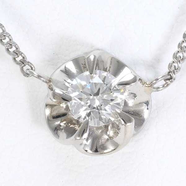 PT850 プラチナ ネックレス ダイヤ ジュエリー 中古