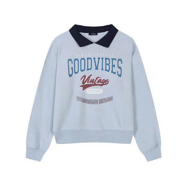 女性) アートワークカラーネックマンツーマン (B244TS520P) (P003467197)