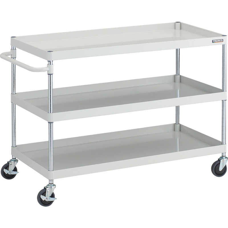 トラスコ中山　フェニックスワゴン抗ウィルスハンドル省音1200X600XH8803段W色　PEW9123AW 29,108円