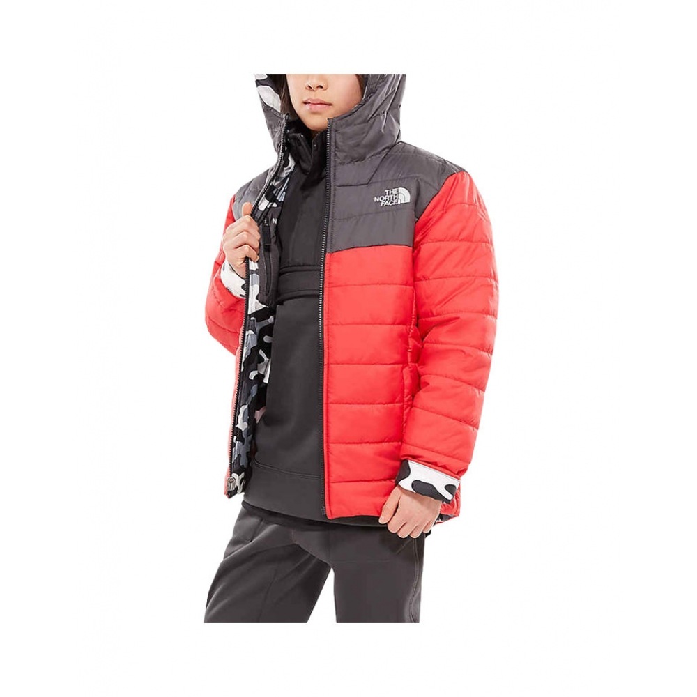 The North Face ボーイズリバーシブルフード付きパッド入りジャケット