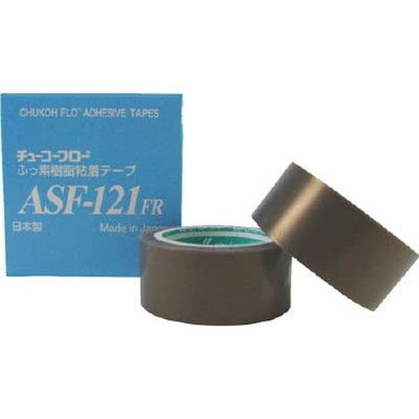 中興化成 ASF121FR-13X38 グレー フッ素樹脂フィルム粘着テープ (0.13t×38w×10m) メーカー直送