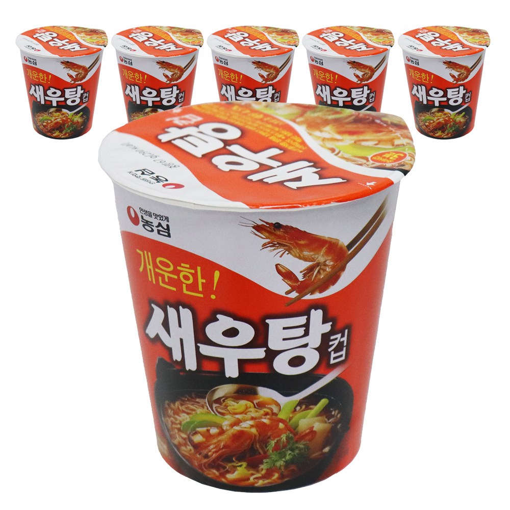 [韓国食品]ノンシムエビタンカップ67g6個