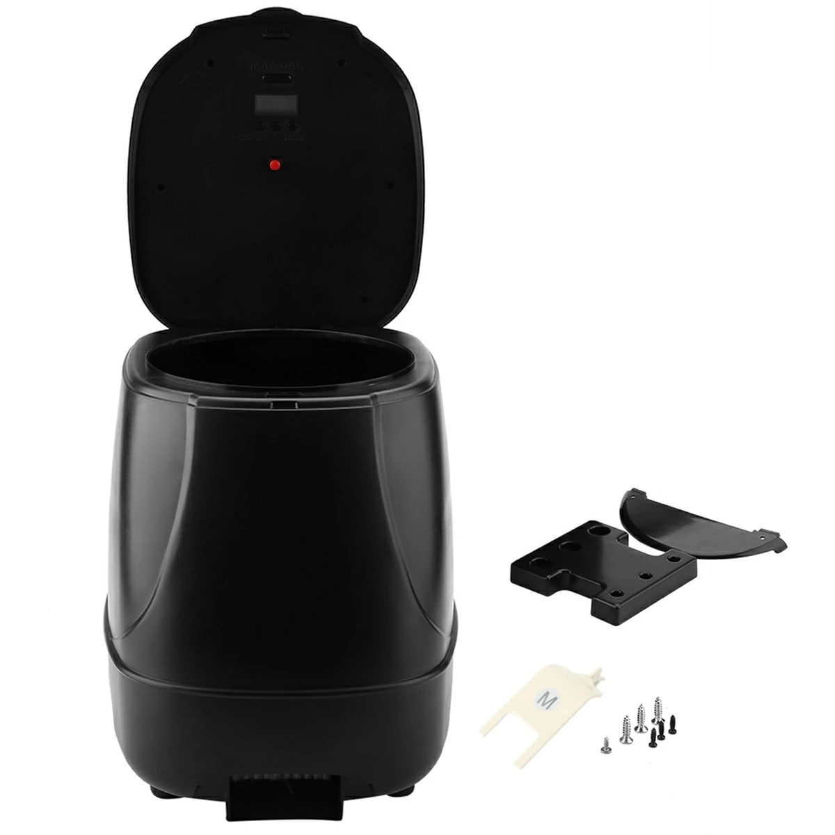 10L 自動餌やり機 自動魚フィーダー 大容量 屋外用 給餌 タイマー 水族館 自動給餌器 魚給餌ディスペンサータイマー アウトドア 電池なし