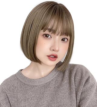 [ブライトララ] ウィッグ ボブ ショート フルウィッグ ウイッグ レディー