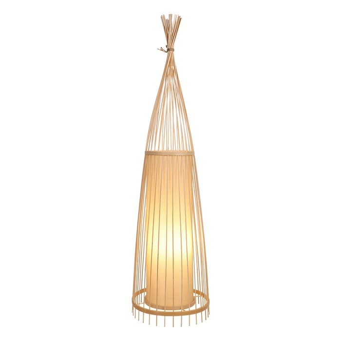 竹製和風フロアライト RFL-001-M 12030cm
