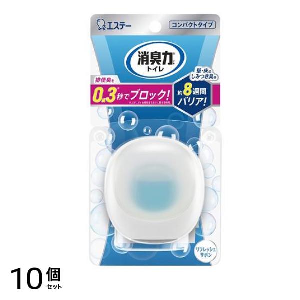 消臭力 コンパクト トイレ用 リフレッシュサボン 6mL (本体) 10個セット