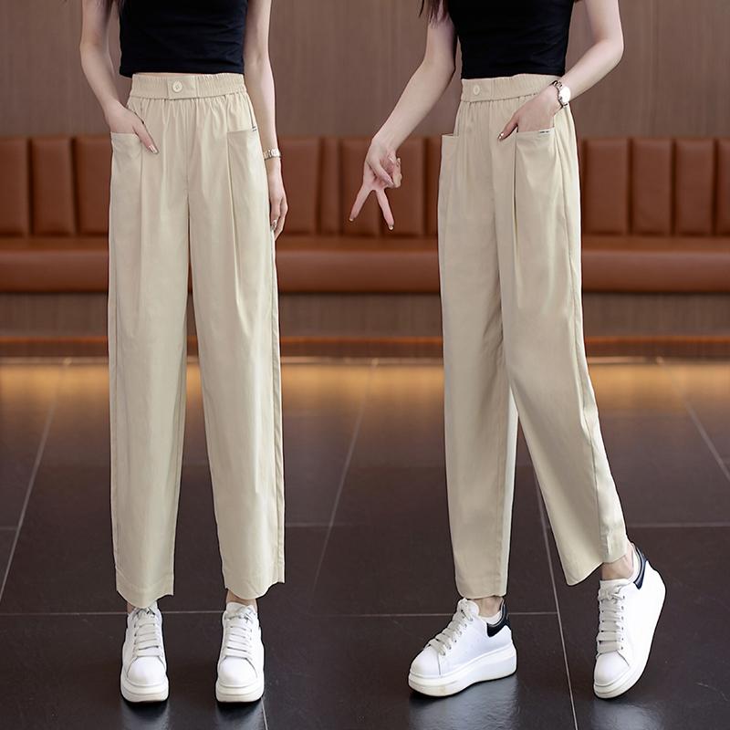 レディース ファッション おしゃれ 婦人服 九分丈 パンツ 夏 小 縦 ストレート 速乾 パンツ