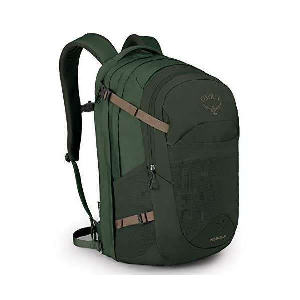 Osprey Nebula Men s Laptop Backpack， Gopher Green， One Size 並行輸入品
