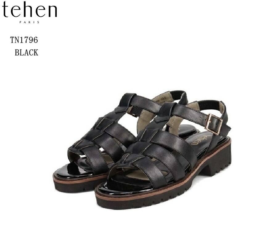 tehen(テーン)TN1796 カジュアルグルカサンダル レディス 高みえきれいめ ヌーディー過ぎないグルカサンダルデザインと丁度良いボリューム底でどんな装いもスタイルアップ 6,091円