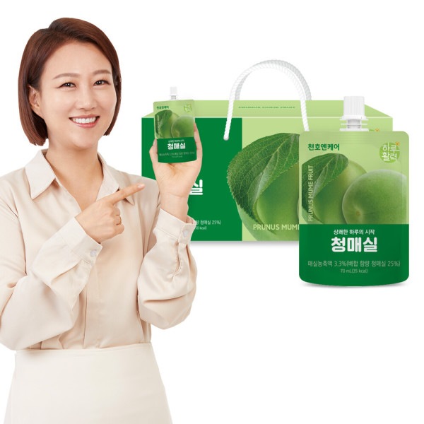 一日活力 青梅 70ml 30パック 1箱/100%韓国産青梅/ビタミンC