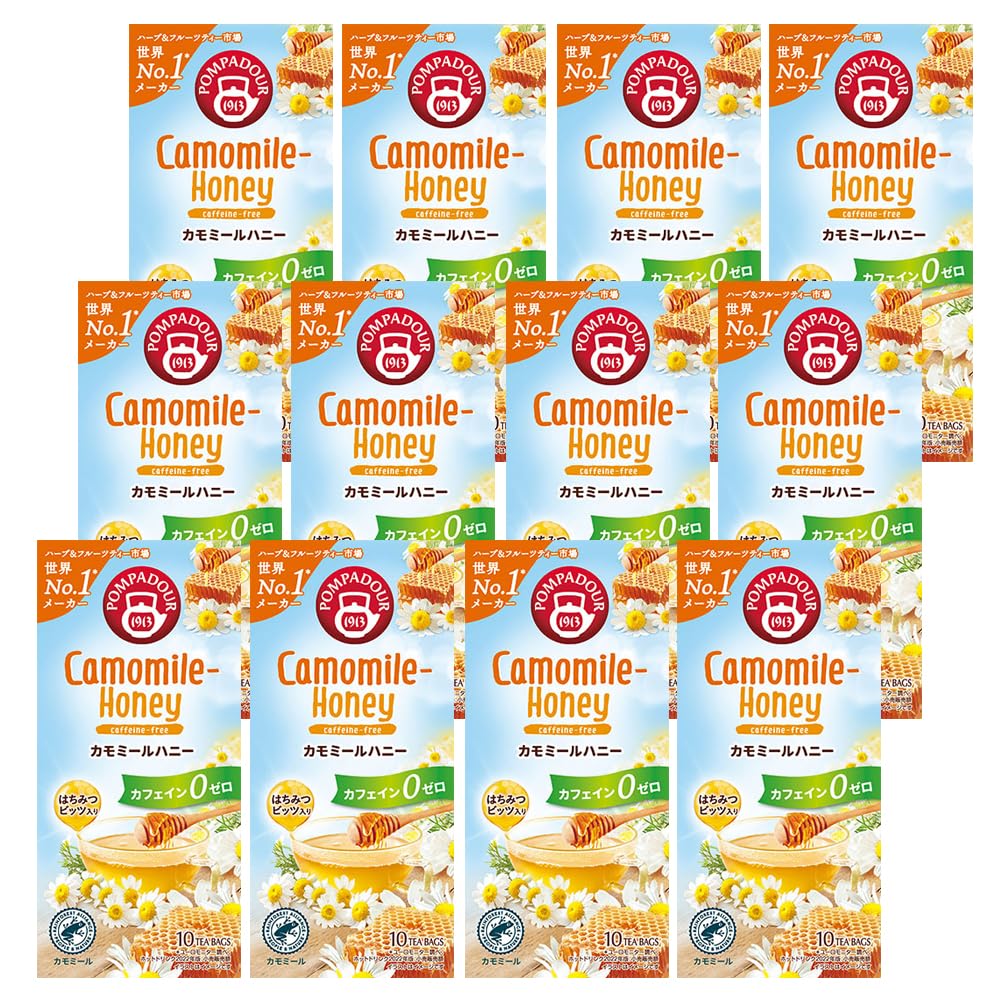 ポンパドール カモミールハニー 10ティーバッグ ×12セット