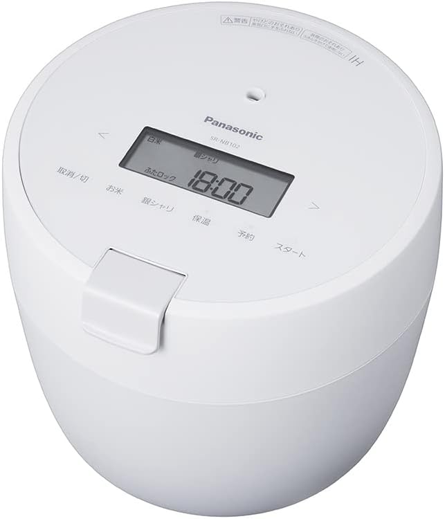 【動作確認済】【中古】本体のみ パナソニック 圧力IHジャー炊飯器 5合炊き ホワイト SR-NB102-W 2022年製