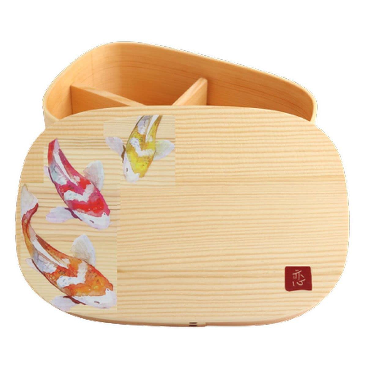 j-kitchens ごはんが固まりにくい 機能付き 弁当箱 18.5cm × 12.5cm × 6.8cm 700ml ウレタンコーティング/絵：蒔絵調紀州加工 Current model