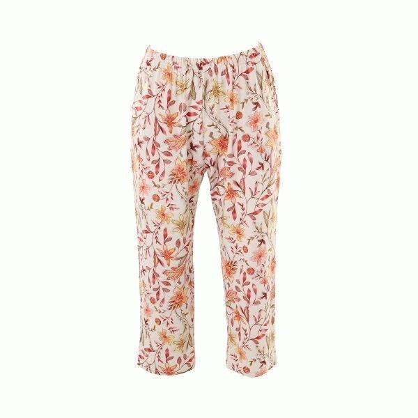 均一価格ホームウェア ポリ起毛デジタル花柄パンツ_VEP3785FASG