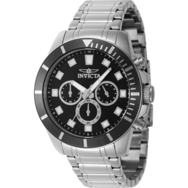 インヴィクタPro Diver Chronograph GMT Quartz Black Dial Mens Watch 46031