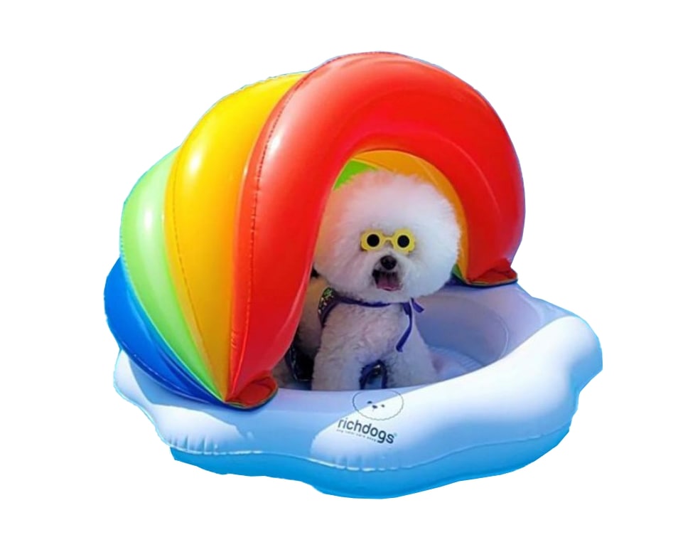 [ Richdogs ] 犬 キャノピー 虹のチューブ 6,407円