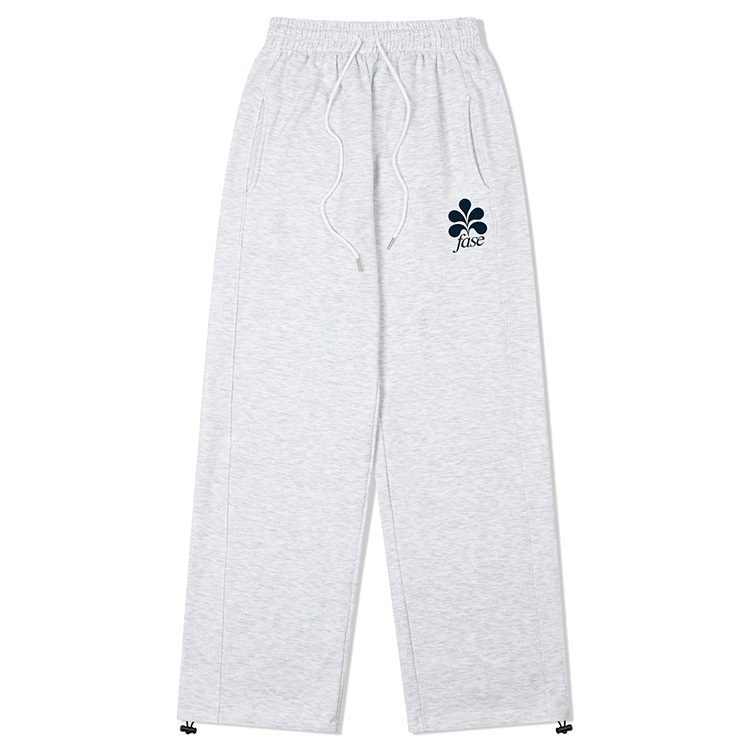 SIGNATURE FIGURE LOGO SWEATPANTS - GREY