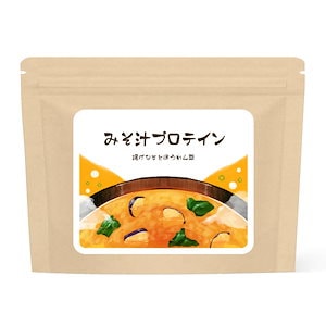 【5/8 新商品】 みそ汁プロテイン(揚げなすとほうれん草) 80g P-1102 健康食品 ソイプロテイン