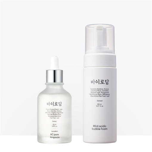 [韓国コスメ]バブルフォーム150ml+アンプル50ml 水夫紙 角質脱落 ニキビ ニキビ肌トラブル 鎮静セット