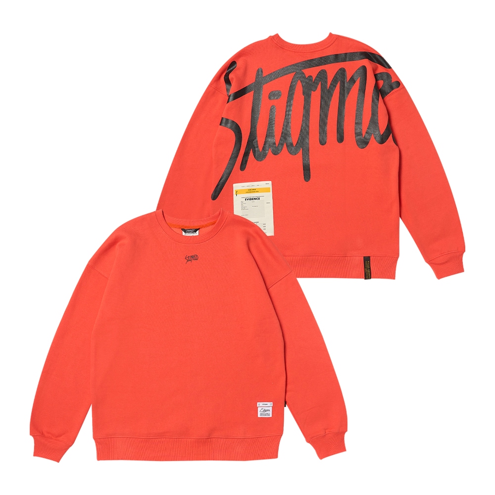 TITLE OVERSIZED CREWNECK ORANGE
