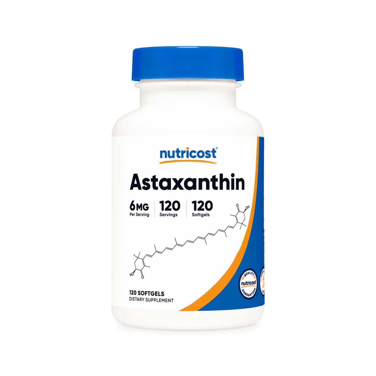 [USA] Nutricost ニュートリコストアスタキサンチン6mgソフトジェル120粒