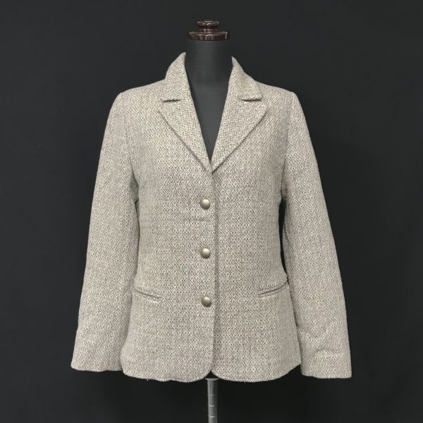 フランス製PAUL&JOEウール/秋冬ブレザージャケット【38/Womens size -M/グレー系】シングル/3ボタン/ポール＆ジョーBC308W