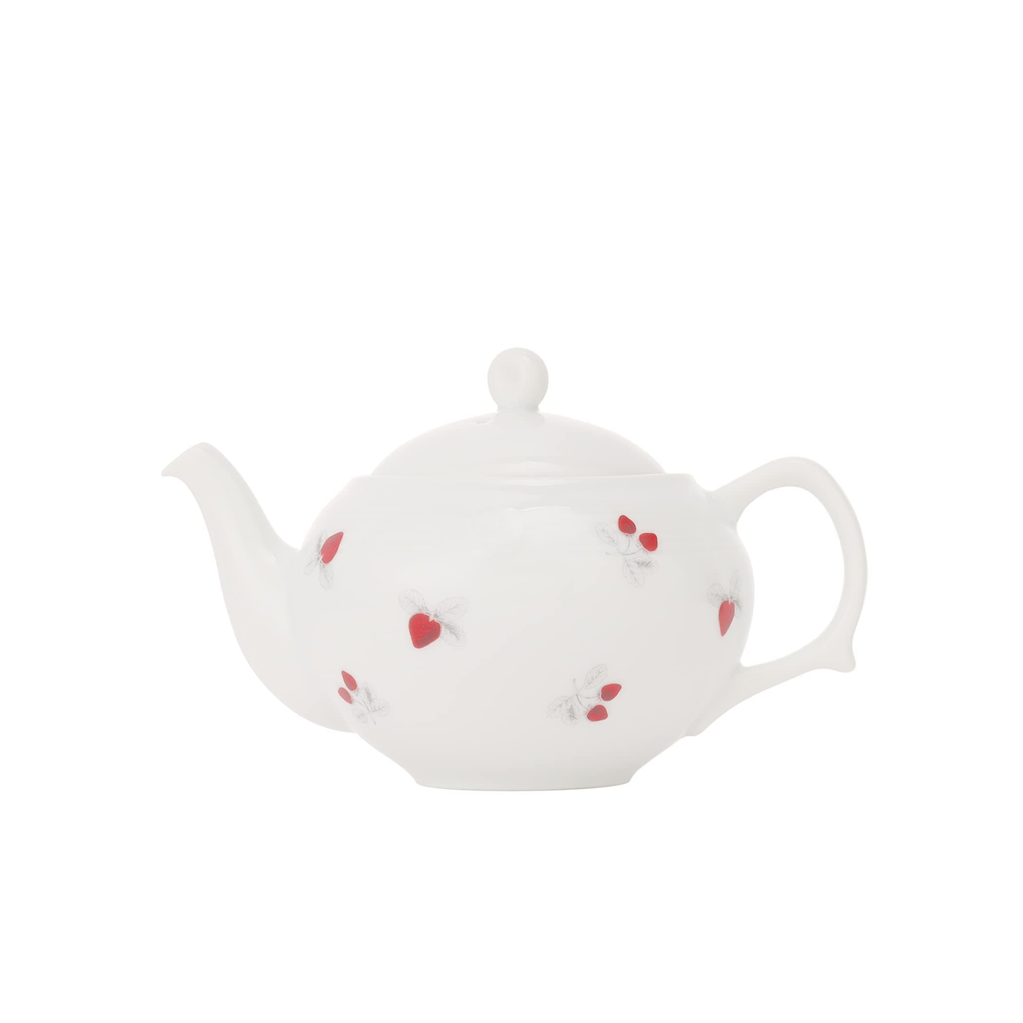 [ アフタヌーンティー リビング ] AfternoonTea LIVING ティーポット GU53 ストロベリー茶漉し付きティーポット/パラレル ホワイト 6,088円