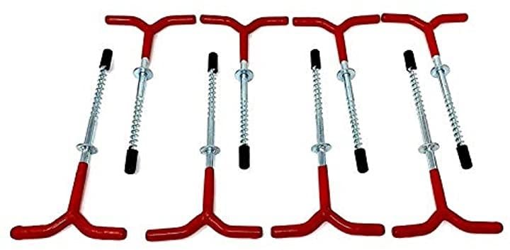 アイスペグ ワカサギ 釣り 氷用 竿置き 竿掛け ハンド ドリル テント(8本セット)