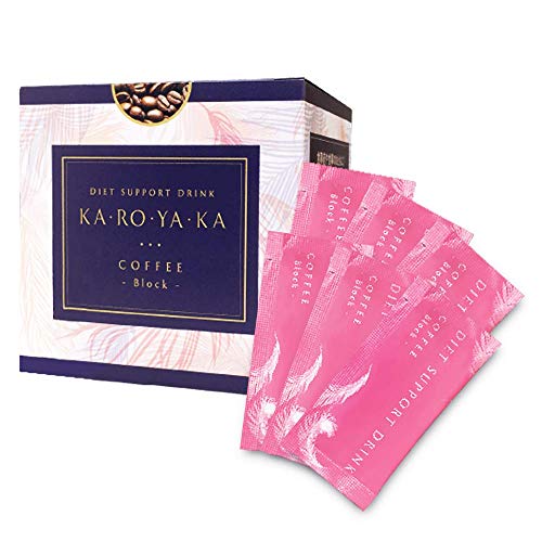 KAROYAKA COFFEE -Block- 飲むだけカンタン [ コーヒー ] （ 75g / 2.5g30袋) Ｗサポート カロヤカ かろやか