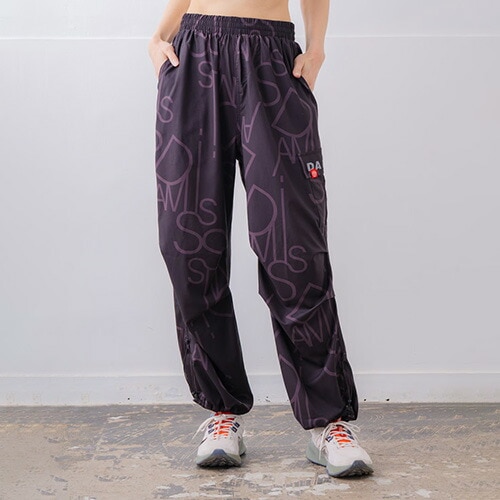 Airyプリントワイドカーゴパンツ フィットネス ウィメンズ 1532-1458-BLK