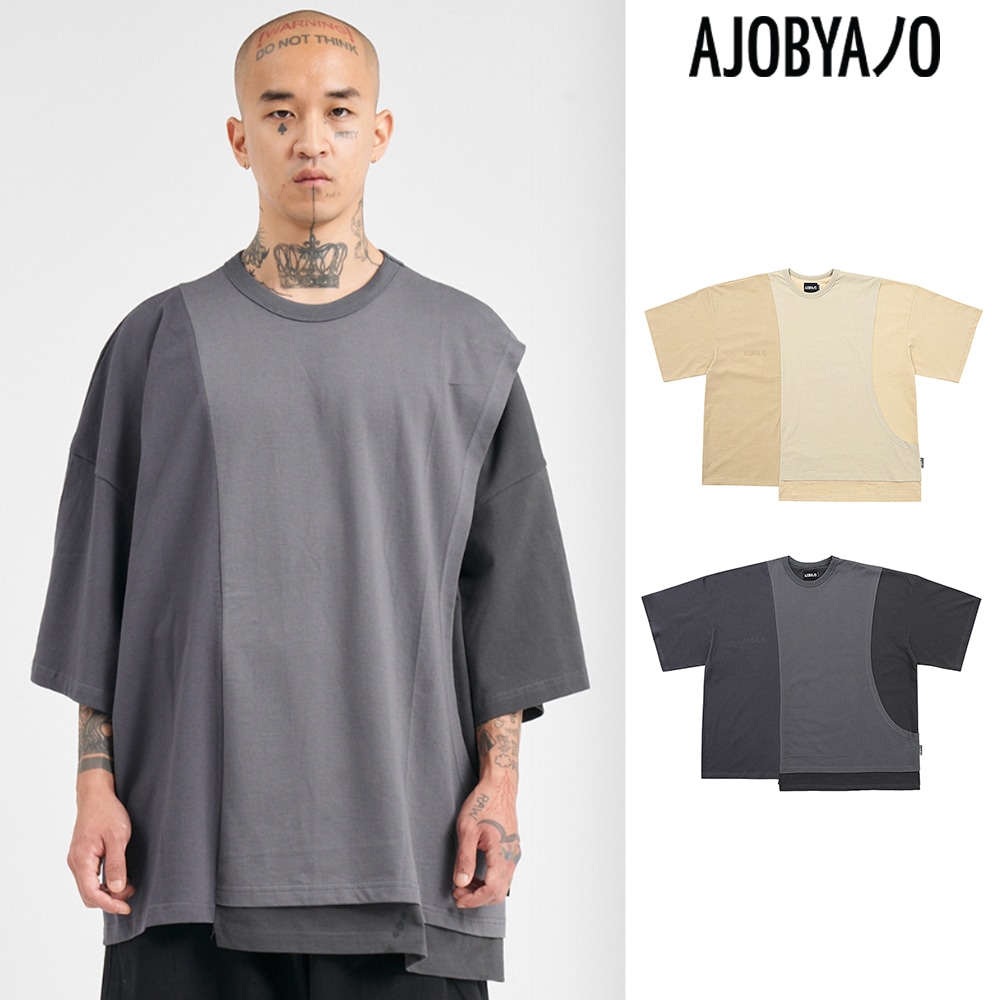 【AJO AJOBYAJO】 Mixed T-Shirt