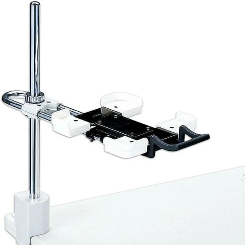 電話機台 新型クランプタイプ 受皿サイズ可変 ワイドタイプ 皿面高さ110400mm TE-232JL