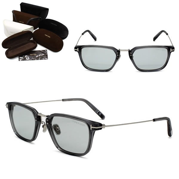 サングラス FT1042-D/S 12A 52 TF1042 サングラス EYEWEAR アジアンフィット グレー メンズ レディース ユニセックス