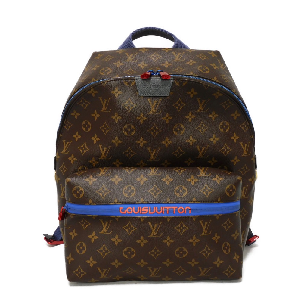 【中古】 リュックサック バックパック LVロゴ フラワー タイガ アポロ モノグラム パシフィック M43849