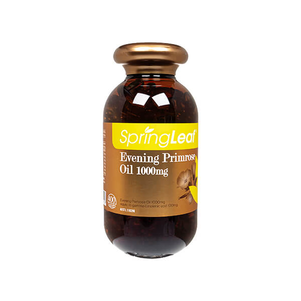 イブニングプリムローズオイル 1000mg 400錠 1本 月見草オイル γ-リノレン酸 SpringLeaf Evening Primrose Oil 海外直送 日時指定不可 ヤマト国際便発送