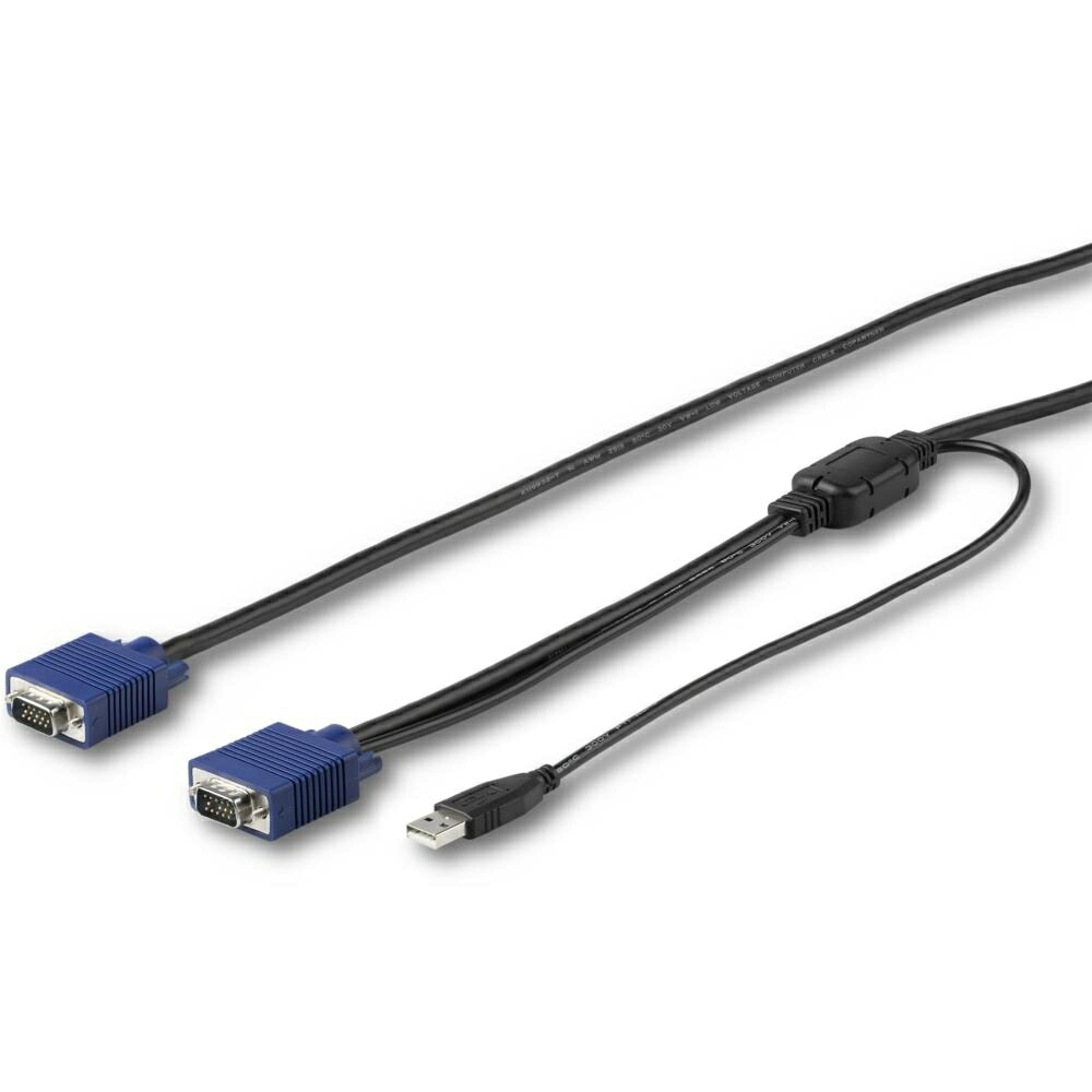 StarTech.com [RKCONSUV15] パソコン自動切替器専用KVMケーブル 4.6m