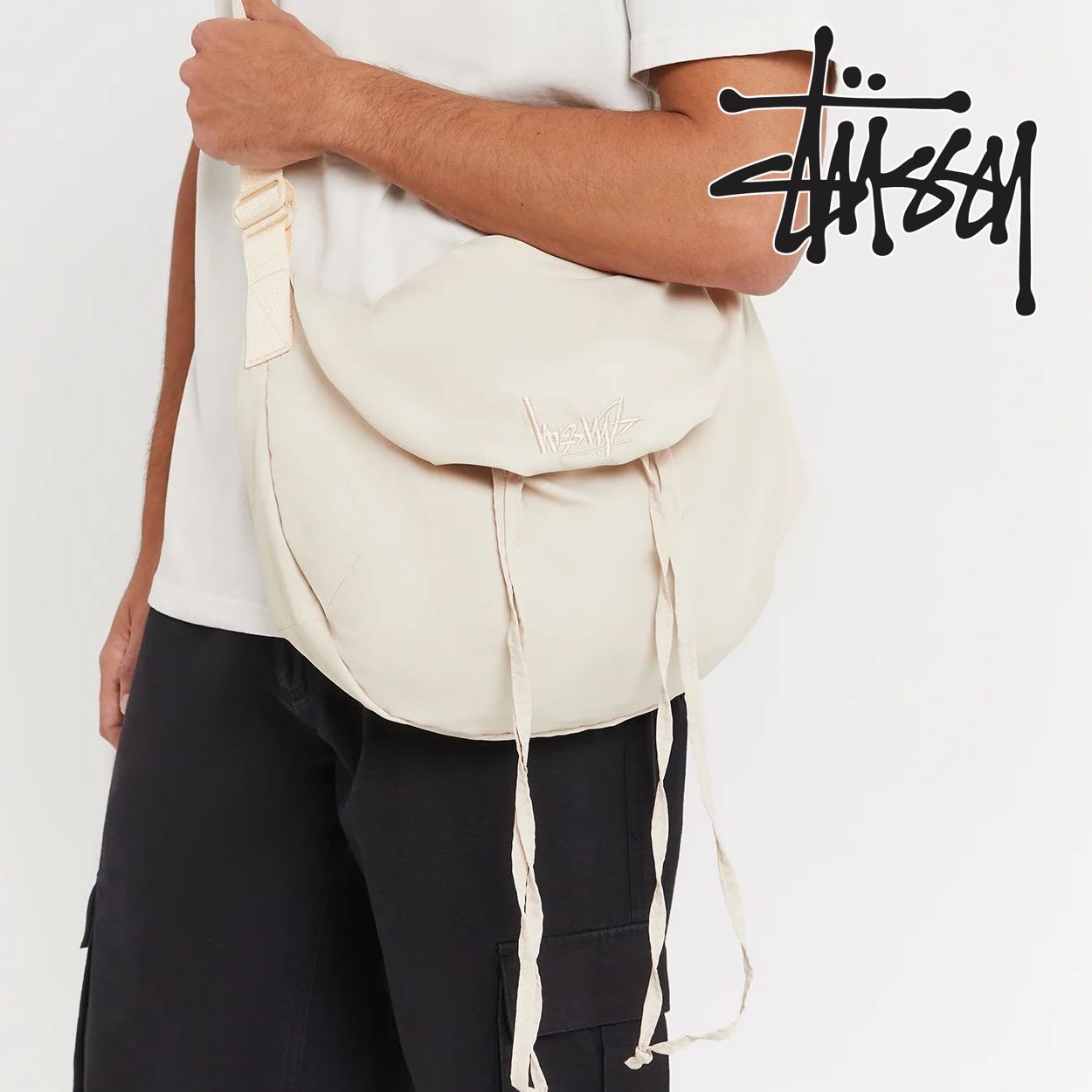 STUSSY Stock Drawstring Bag バッグ ショルダーバッグ