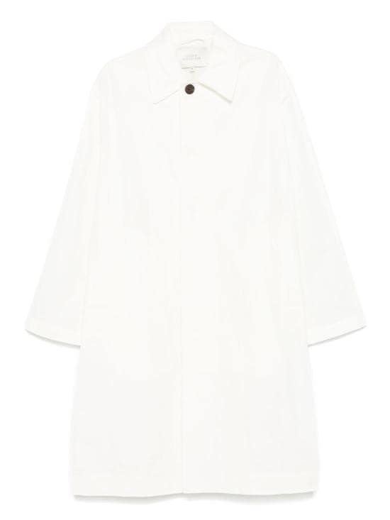 STUDIO NICHOLSON Women Coats NEVISSN 754PARCHMENT White