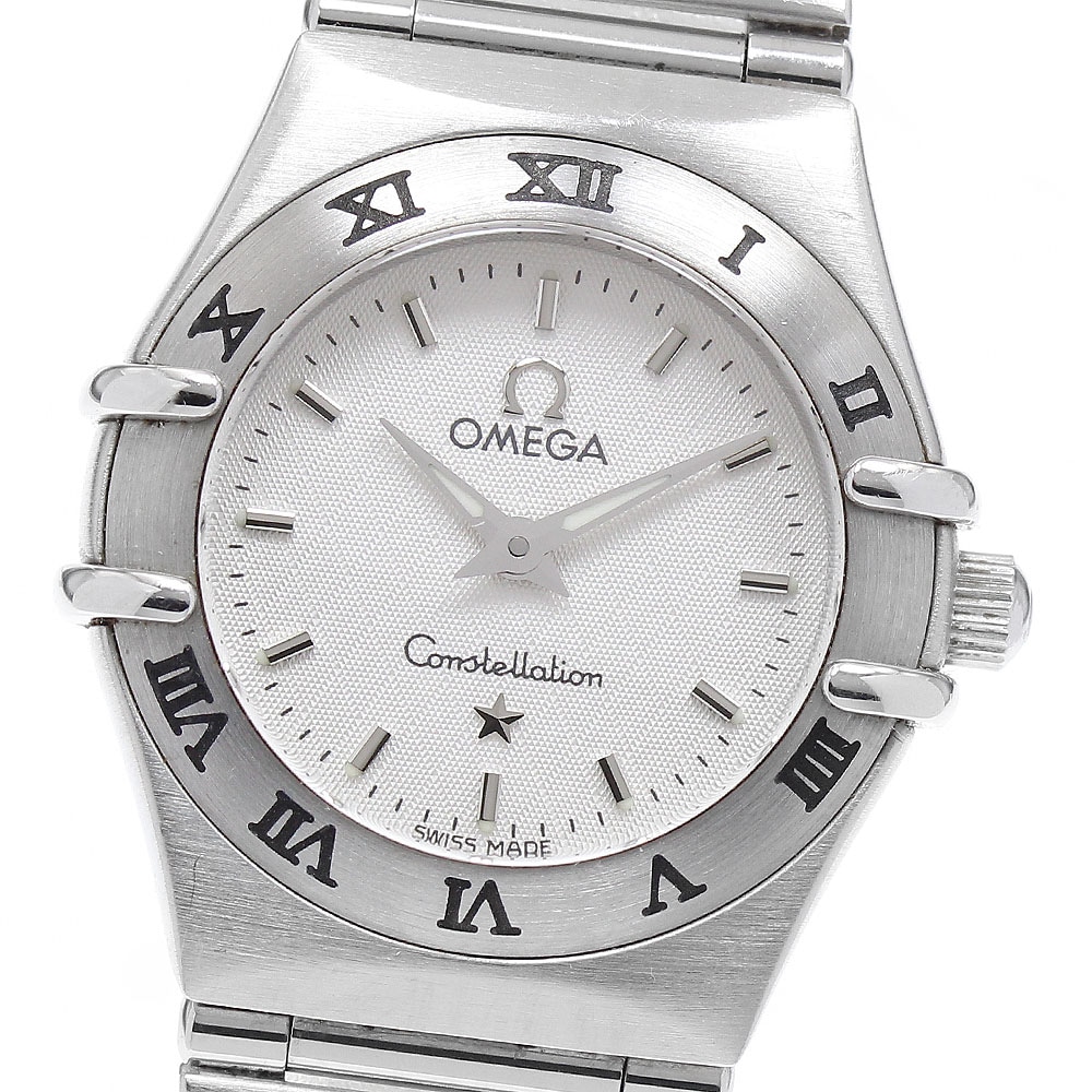 オメガ OMEGA 1562.30 コンステレーションミニ クォーツ レディース 保証書付き_936374【中古】